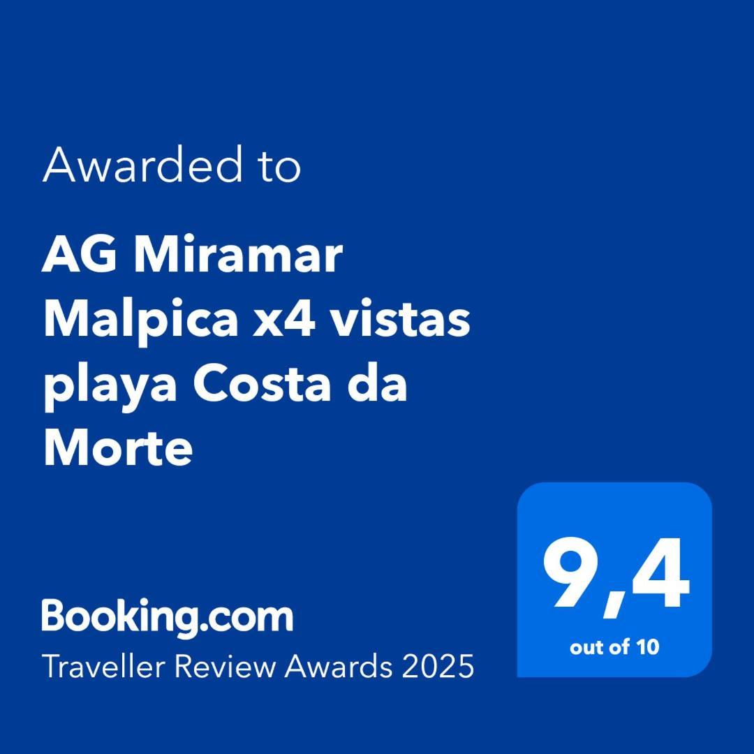 Ag Miramar Malpica X4 Vistas Playa Costa Da Morte Exterior photo